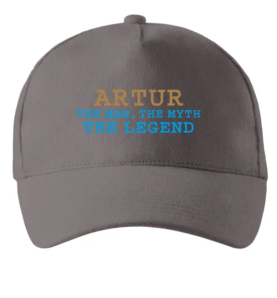 Кепка Artur the myth the legend Серый фото