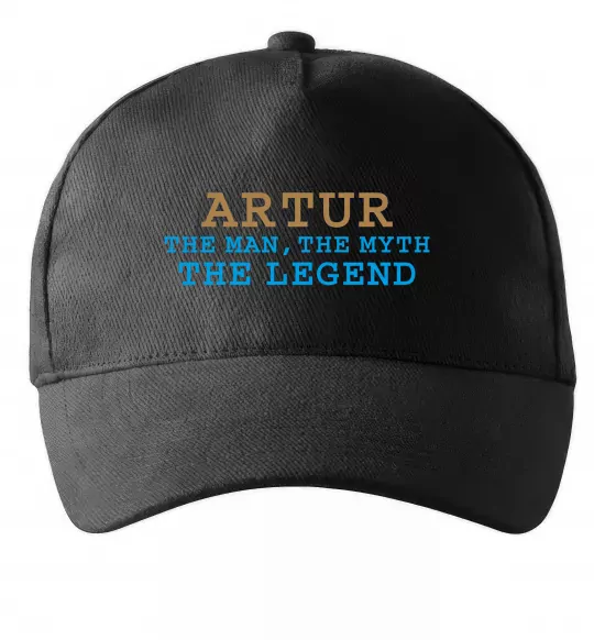 Кепка Artur the myth the legend Черный фото