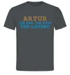Мужская футболка Artur the myth the legend Графит фото
