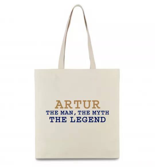 Эко-сумка Artur the myth the legend Бежевый фото