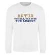 Свитшот Artur the myth the legend Белый фото