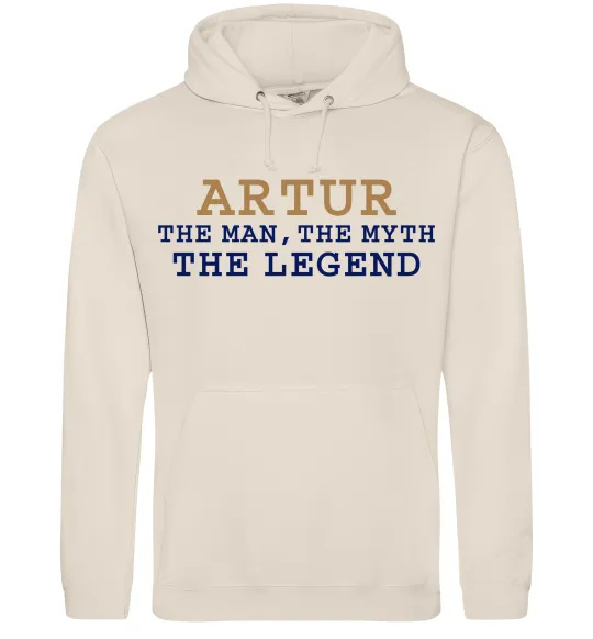 Чоловіча толстовка (худі) Artur the myth the legend Таш фото