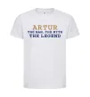 Детская футболка Artur the myth the legend Белый фото