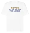 Футболка Оверсайз Artur the myth the legend Белый Футболка Оверсайз Artur the myth the legend Белый фото