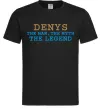 Мужская футболка Denys the myth the legend Черный фото
