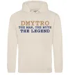Чоловіча толстовка (худі) Dmytro the myth the legend Таш Чоловіча толстовка (худі) Dmytro the myth the legend Таш фото