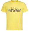 Чоловіча футболка Ihor the myth the legend Лимонний фото