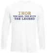 Лонгслів Ihor the myth the legend Білий фото