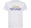 Дитяча футболка Ihor the myth the legend Білий фото