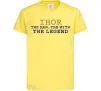 Дитяча футболка Ihor the myth the legend Лимонний фото