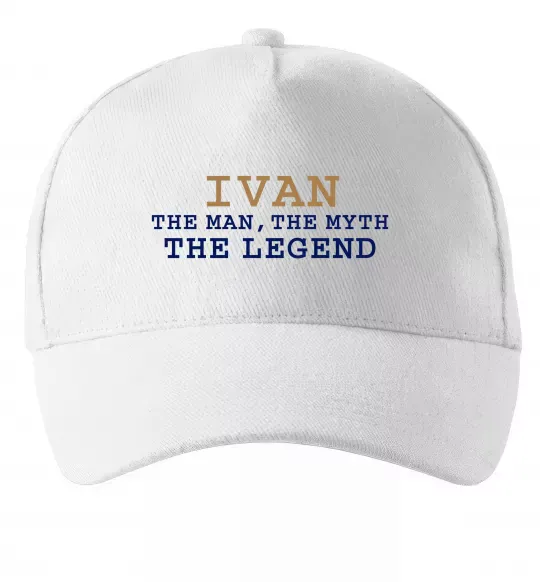 Кепка Ivan the myth the legend Белый фото