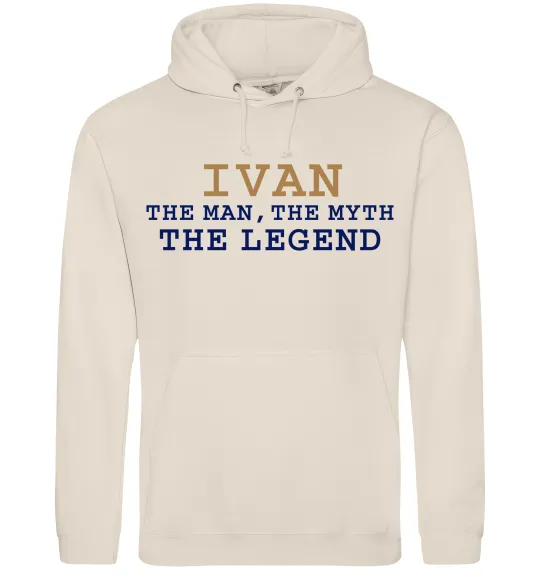 Мужская толстовка (худи) Ivan the myth the legend Таш фото