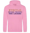 Мужская толстовка (худи) Kyrylo the myth the legend Розовый фото