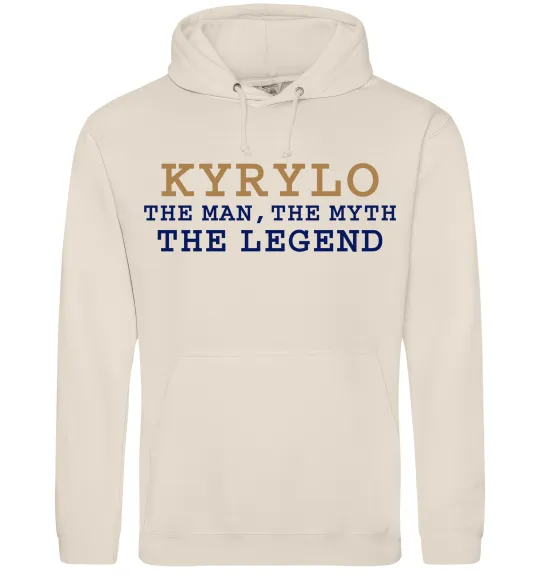 Мужская толстовка (худи) Kyrylo the myth the legend Таш фото
