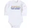 Дитячий бодік Kyrylo the myth the legend Білий фото