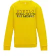 Детский Свитшот Kyrylo the myth the legend Солнечно желтый Детский Свитшот Kyrylo the myth the legend Солнечно желтый фото
