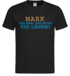 Чоловіча футболка Mark the myth the legend Чорний фото