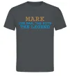 Чоловіча футболка Mark the myth the legend Графіт фото