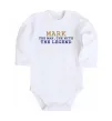Дитячий бодік Mark the myth the legend Білий фото