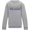 Детский Свитшот Oleksandr the myth the legend Серый меланж фото
