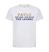Дитяча футболка Pavlo the myth the legend Білий фото