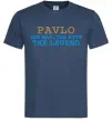 Чоловіча футболка Pavlo the myth the legend Темно-синій фото