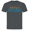 Чоловіча футболка Pavlo the myth the legend Графіт фото