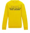 Детский Свитшот Vasyl the myth the legend Солнечно желтый фото