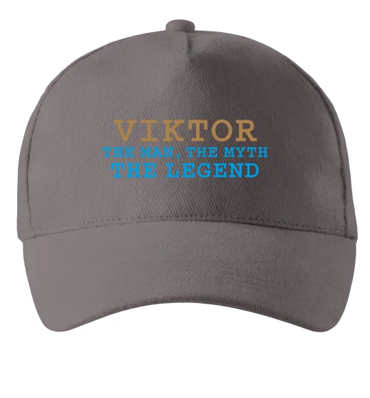 Кепка Viktor the myth the legend Серый фото