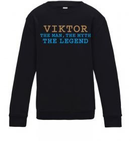 Детский Свитшот Viktor the myth the legend