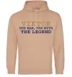 Чоловіча толстовка (худі) Viktor the myth the legend Пісочний фото