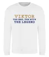 Свитшот Viktor the myth the legend Белый Свитшот Viktor the myth the legend Белый фото