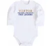 Дитячий бодік Viktor the myth the legend Білий фото