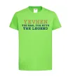 Детская футболка Yevhen the myth the legend Лаймовый фото