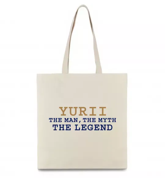 Эко-сумка Yurii the myth the legend Бежевый фото