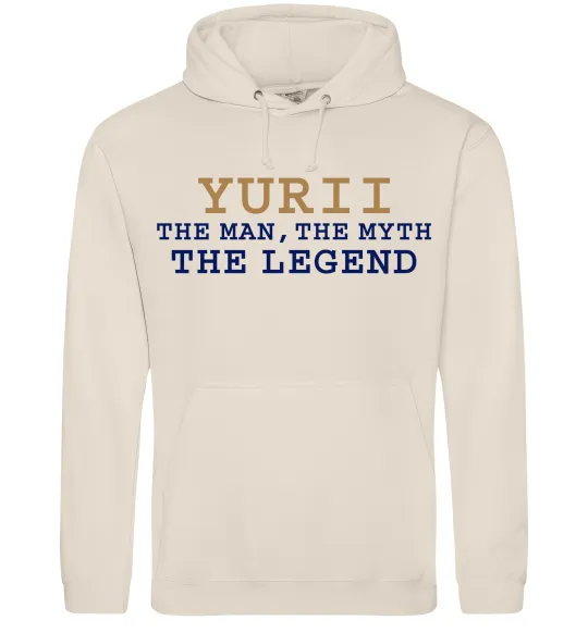 Чоловіча толстовка (худі) Yurii the myth the legend Таш фото