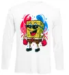 Лонгслив Спанч боб краб Белый фото