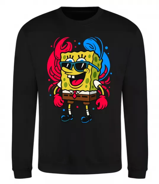 Свитшот Спанч боб краб Черный фото