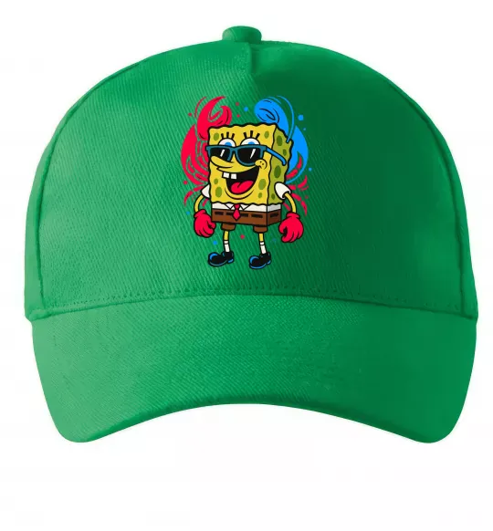 Кепка Спанч боб краб Зеленый фото