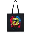Эко-сумка Спанч боб краб Черный фото