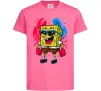 Детская футболка Спанч боб краб Ярко-розовый Детская футболка Спанч боб краб Ярко-розовый фото