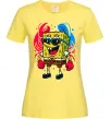 Женская футболка Спанч боб краб Лимонный фото