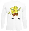 Лонгслів Спанч Боб підморгує Білий фото