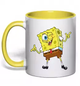 Чашка з кольоровою ручкою