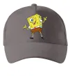 Кепка Спанч Боб підморгує Серый фото