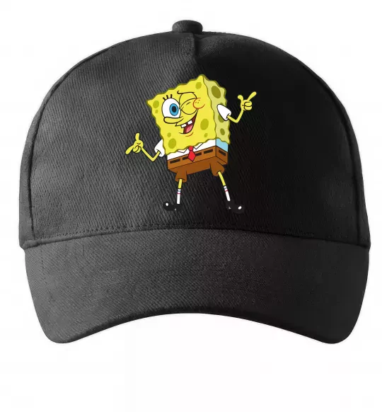 Кепка Спанч Боб підморгує Чорний фото