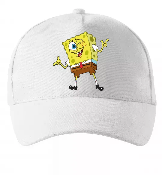 Кепка Спанч Боб підморгує Білий фото