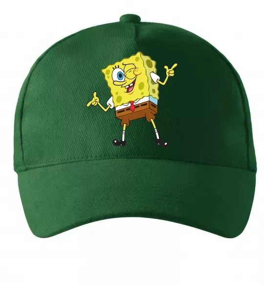 Кепка Спанч Боб підморгує Темно-зелений фото