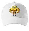 Кепка Спанч Боб м'язистий Белый фото