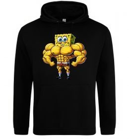 Мужская толстовка (худи) Спанч Боб м'язистий